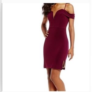 Jodi kristopher off of shoulders Y2K blue dress EUC size 5